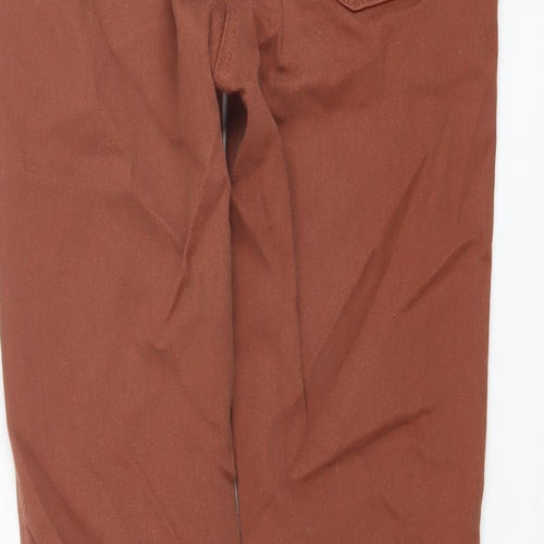 NEXT Womens Beige Cotton Jegging Jeans Size 10 L29 in Regular Button