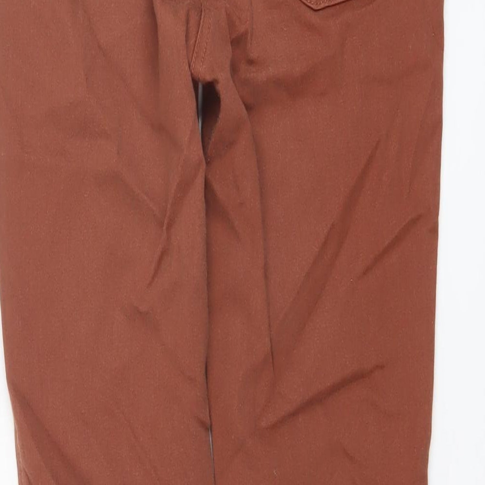 NEXT Womens Beige Cotton Jegging Jeans Size 10 L29 in Regular Button