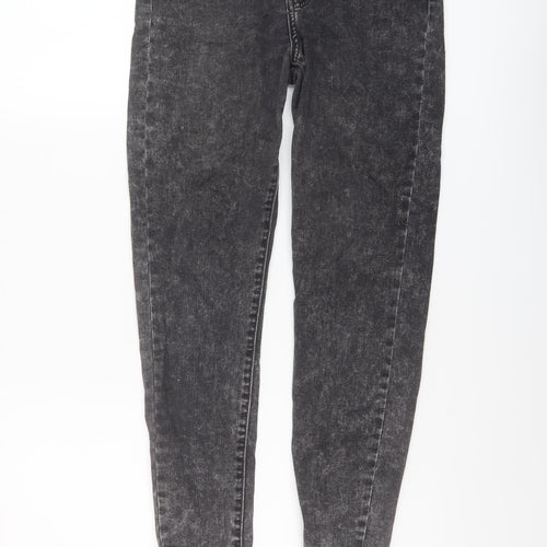 Levi's Womens Grey Cotton Skinny Jeans Size 28 in L28 in Regular Button