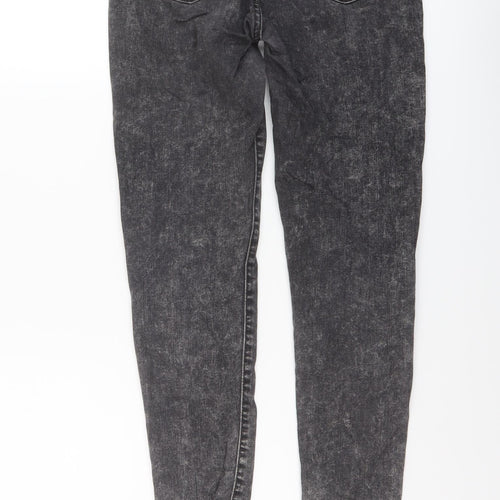Levi's Womens Grey Cotton Skinny Jeans Size 28 in L28 in Regular Button