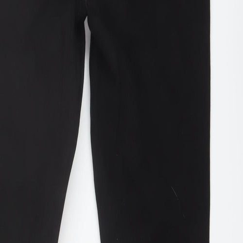 George Womens Black Cotton Skinny Jeans Size 12 L27 in Regular Button
