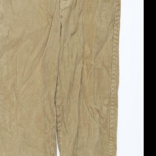 John Lewis Boys Brown Cotton Straight Jeans Size 6 Years Regular Button
