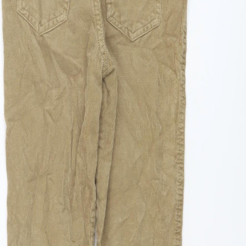John Lewis Boys Brown Cotton Straight Jeans Size 6 Years Regular Button
