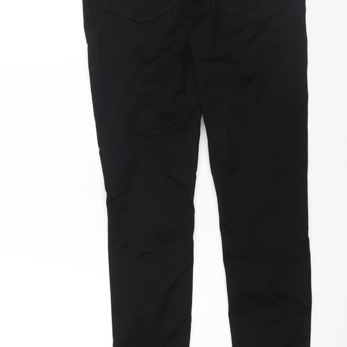 Monki Womens Black Cotton Skinny Jeans Size 29 in L30 in Regular Zip