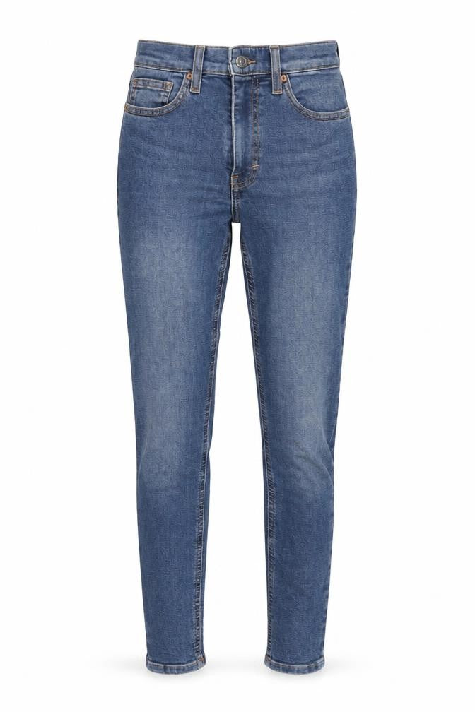 Topshop Womens Blue Cotton Skinny Jeans Size 24 in L32 in Regular Zip