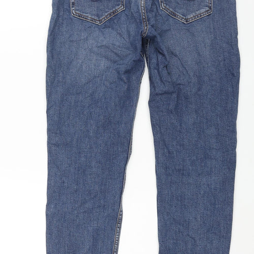 Colin's Womens Blue Cotton Tapered Jeans Size 30 in L29 in Regular Zip