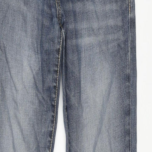 LTB Womens Blue Cotton Flared Jeans Size 27 in L34 in Regular Zip