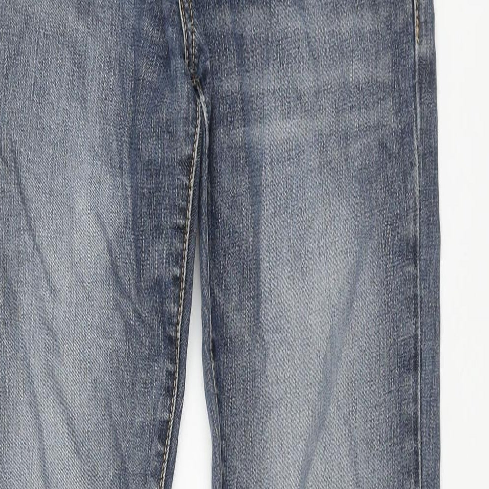 LTB Womens Blue Cotton Flared Jeans Size 27 in L34 in Regular Zip