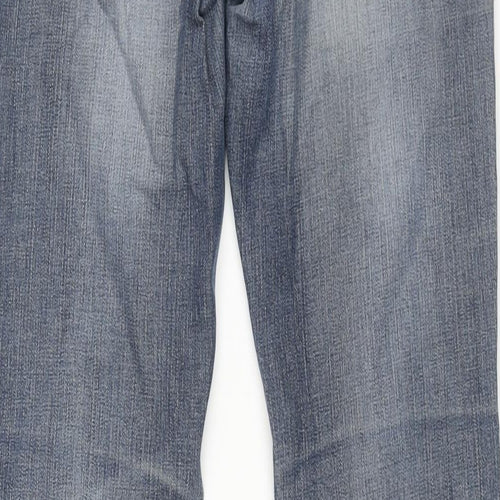 LTB Womens Blue Cotton Flared Jeans Size 27 in L34 in Regular Zip