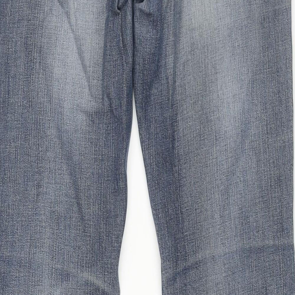 LTB Womens Blue Cotton Flared Jeans Size 27 in L34 in Regular Zip