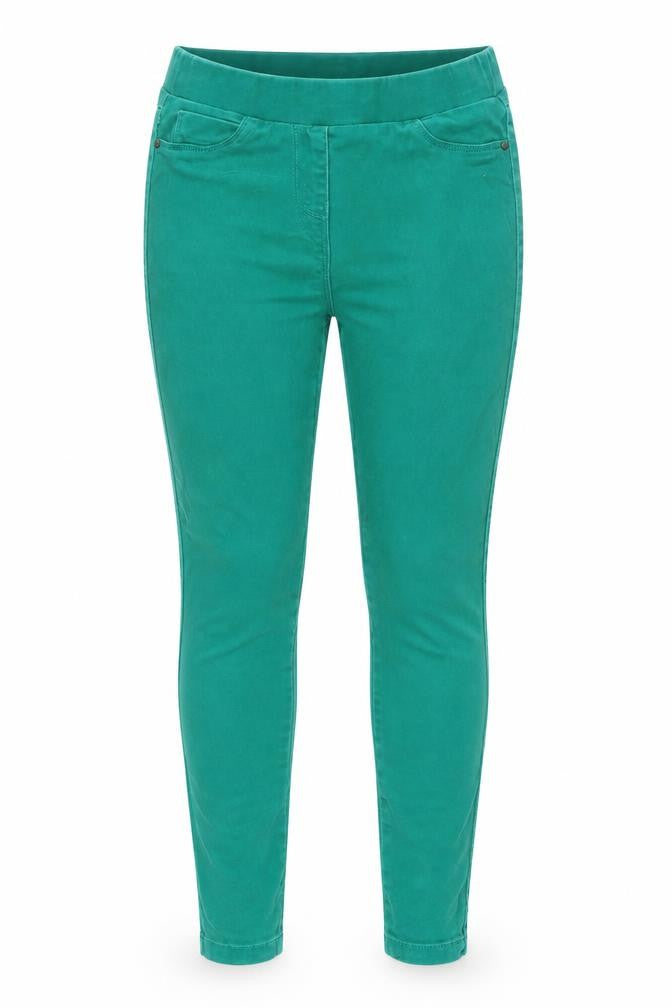 TU Womens Green Cotton Jegging Jeans Size 8 L28 in Regular