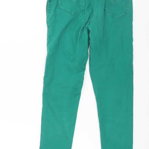 TU Womens Green Cotton Jegging Jeans Size 8 L28 in Regular