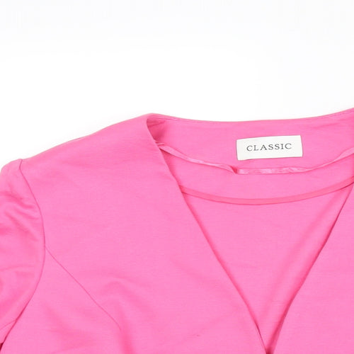 Classic Womens Pink Jacket Size 14