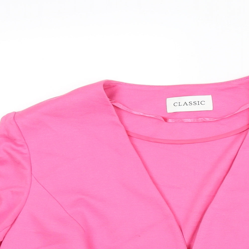 Classic Womens Pink Jacket Size 14