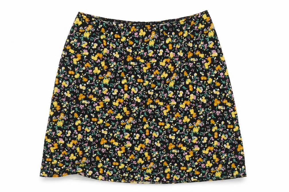 ASOS Womens Multicoloured Floral Viscose A-Line Skirt Size 4 - Elasticated Waist
