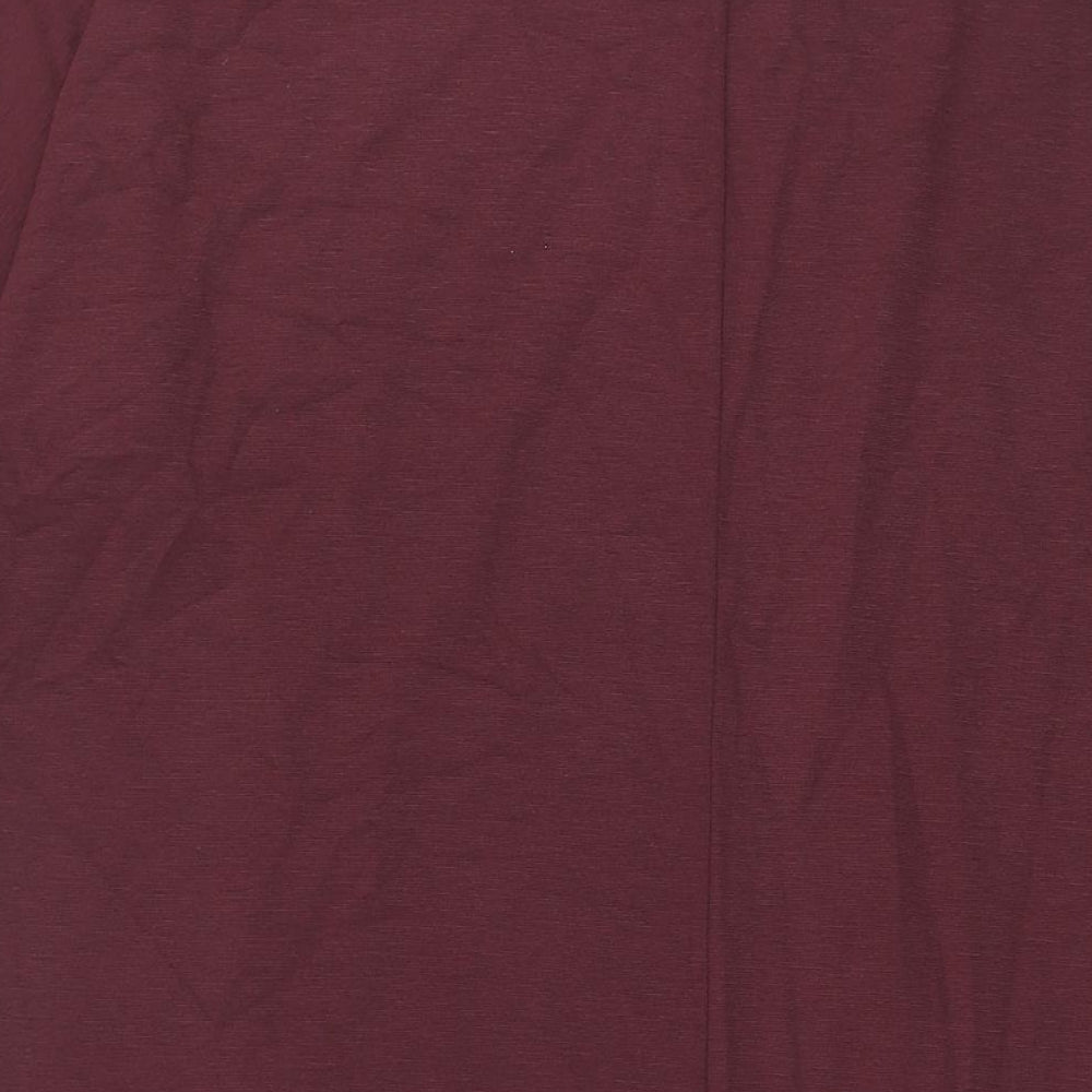 Jaeger Womens Purple Viscose Shift Size XL Round Neck Pullover