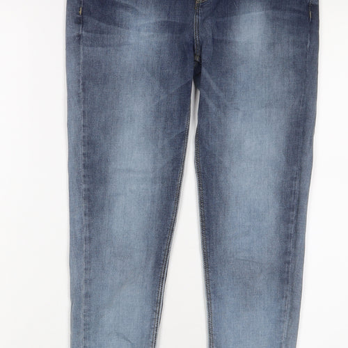Jealous 21 Womens Blue Cotton Skinny Jeans Size 30 in L20 in Regular Zip