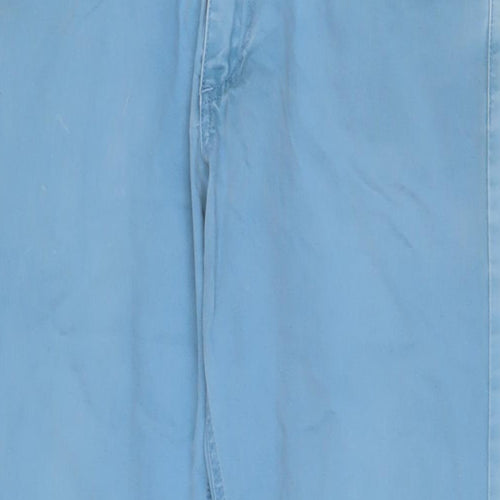 Brocks Mens Blue Cotton Straight Jeans Size 32 in L30 in Regular Zip