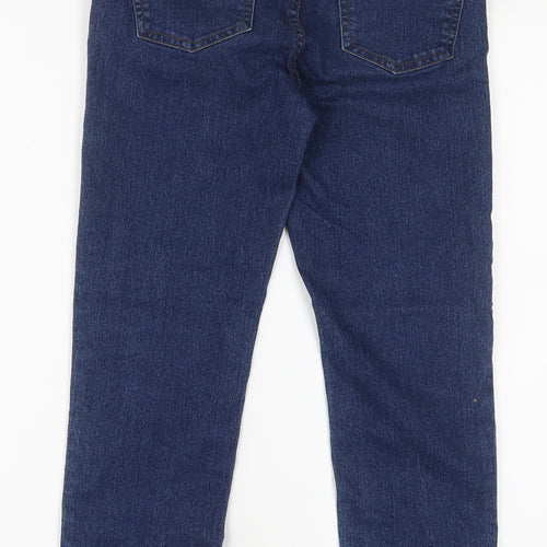 New Look Womens Blue Cotton Skinny Jeans Size 6 L25 in Regular Zip
