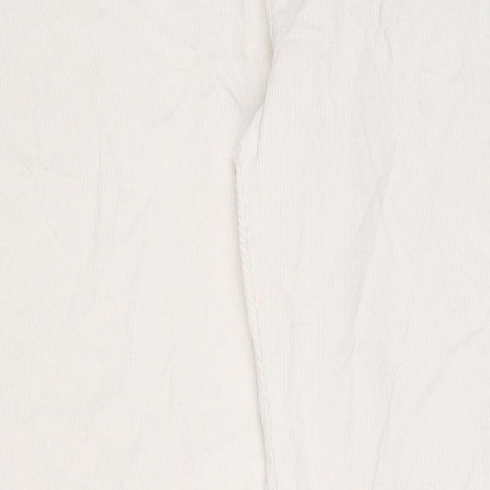 Cherokee Womens Beige Cotton Trousers Size 16 L33 in Regular Zip