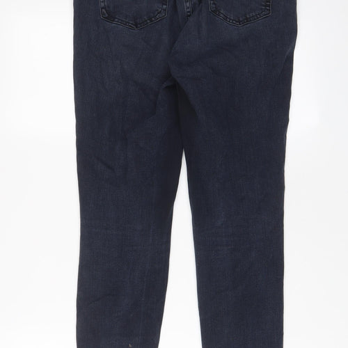 NEXT Womens Blue Cotton Skinny Jeans Size 30 in L30 in Regular Zip