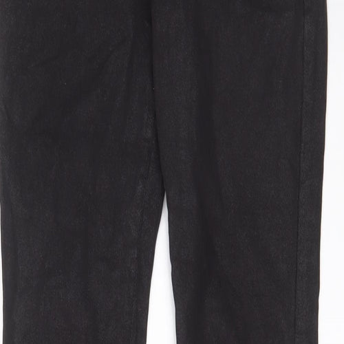 Superfine Womens Black Cotton Skinny Jeans Size 25 in L30 in Regular Zip