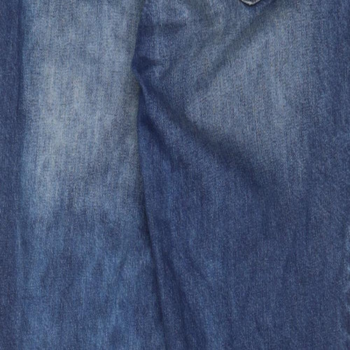 Cheap Monday Womens Blue Cotton Straight Jeans Size 29 in L34 in Regular Zip