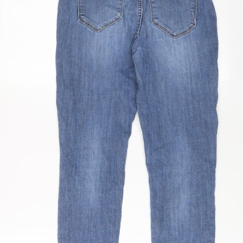 Only Womens Blue Cotton Straight Jeans Size 23 in L32 in Regular Zip