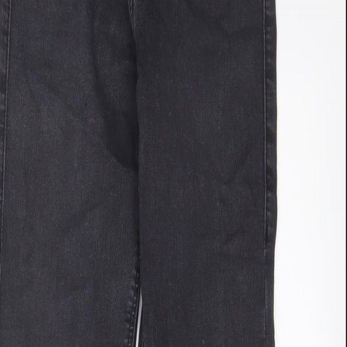 Topshop Womens Grey Cotton Skinny Jeans Size 26 in L32 in Regular Zip