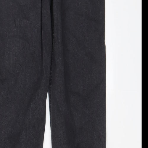 Topshop Womens Grey Cotton Skinny Jeans Size 26 in L32 in Regular Zip