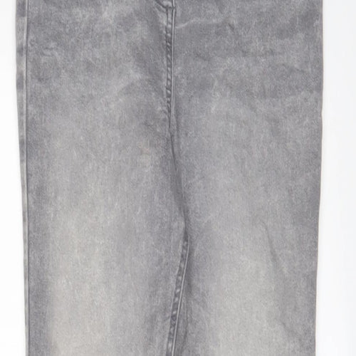 George Girls Grey Cotton Jegging Jeans Size 12-13 Years L26 in Regular Pullover