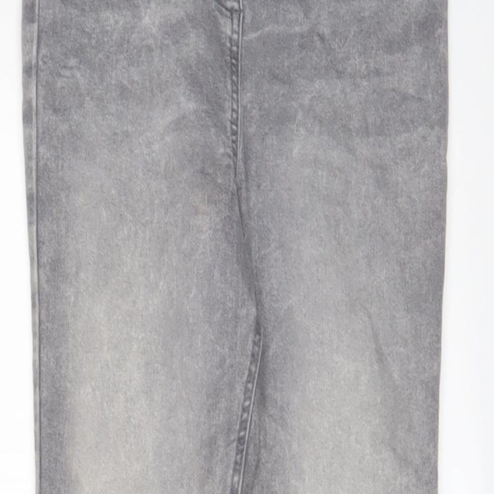 George Girls Grey Cotton Jegging Jeans Size 12-13 Years L26 in Regular Pullover