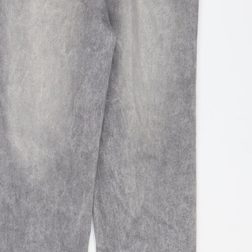 George Girls Grey Cotton Jegging Jeans Size 12-13 Years L26 in Regular Pullover