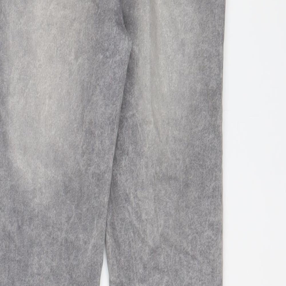 George Girls Grey Cotton Jegging Jeans Size 12-13 Years L26 in Regular Pullover