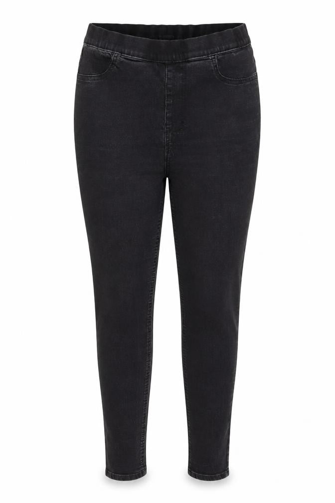 Marks and Spencer Womens Grey Cotton Jegging Jeans Size 12 L27 in Regular