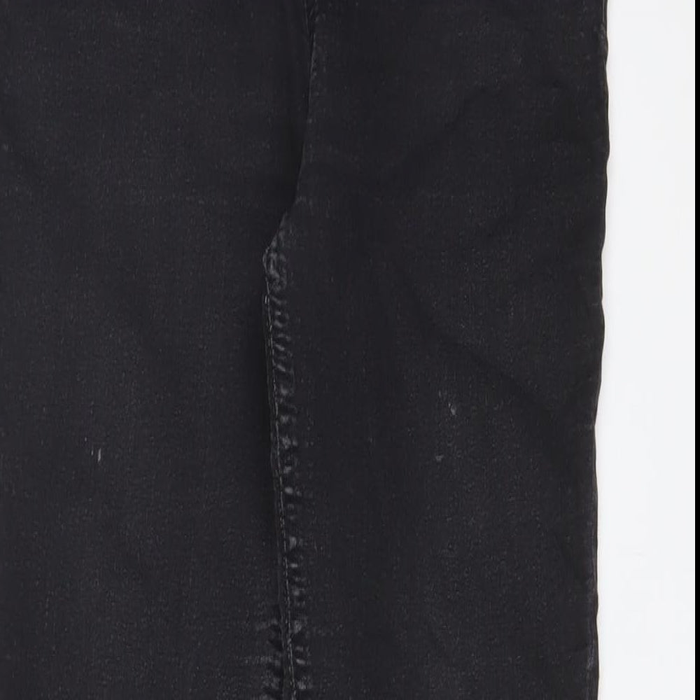 Marks and Spencer Womens Grey Cotton Jegging Jeans Size 12 L27 in Regular
