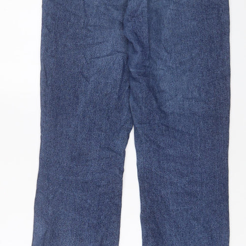 Angels Womens Blue Cotton Straight Jeans Size 26 in L32 in Regular Zip