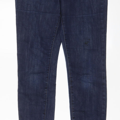 Gap Womens Blue Cotton Skinny Jeans Size 10 L29 in Regular Zip