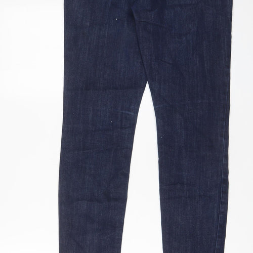 Gap Womens Blue Cotton Skinny Jeans Size 10 L29 in Regular Zip