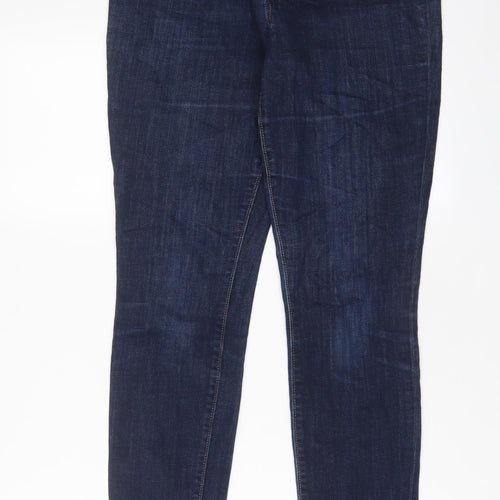 Gap Womens Blue Cotton Skinny Jeans Size 10 L29 in Regular Zip