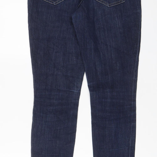 Gap Womens Blue Cotton Skinny Jeans Size 10 L29 in Regular Zip