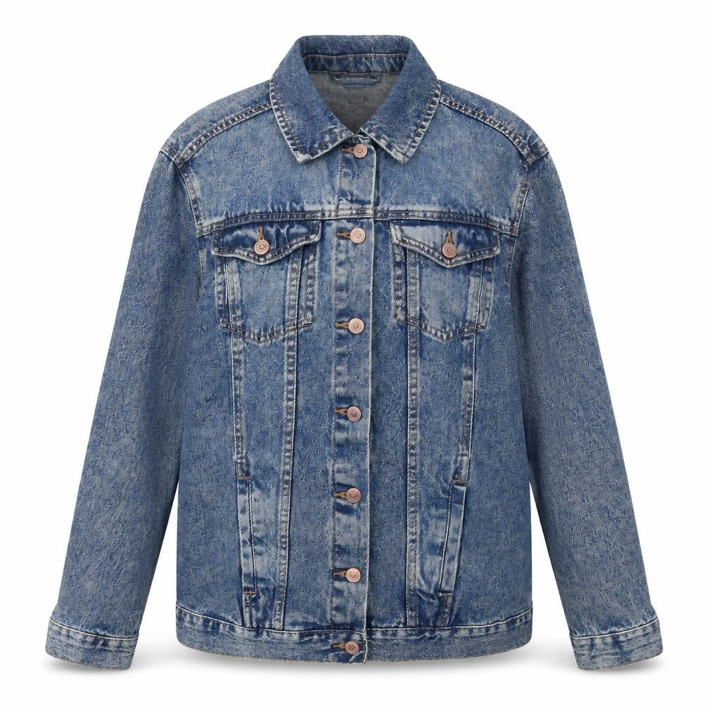 New Look Womens Blue Jacket Size 10 Button