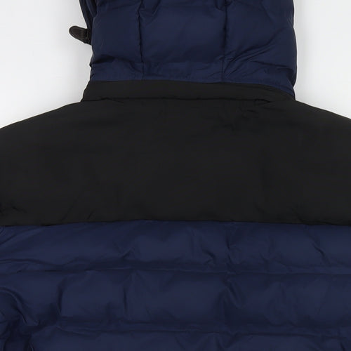 Anapurna Mens Blue Puffer Jacket Jacket Size M Zip