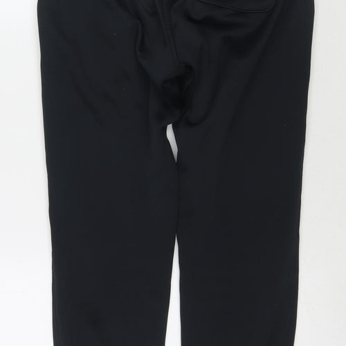 Under armour Mens Black Polyester Jogger Trousers Size S L27 in Regular Drawstring