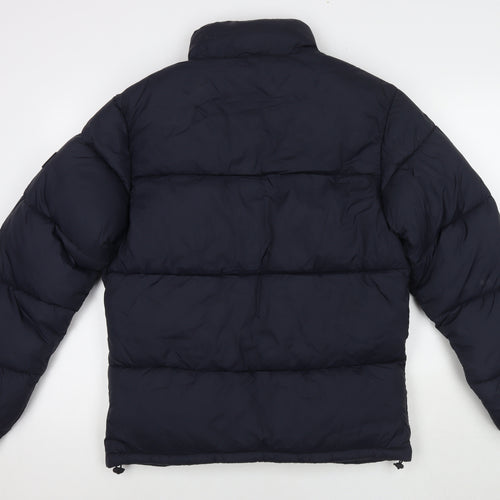 Zara Mens Blue Jacket Size S Zip