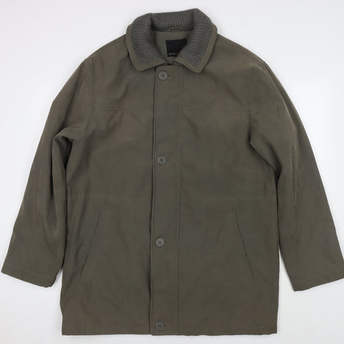 Henley & Knight Womens Green Jacket Size L Zip