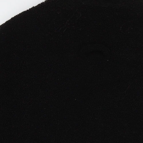 Motel Womens Black Overcoat Coat Size M Zip