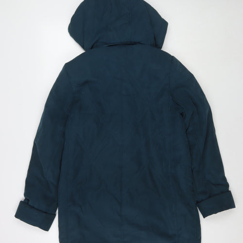 Classics Womens Blue Parka Jacket Size 12 Zip