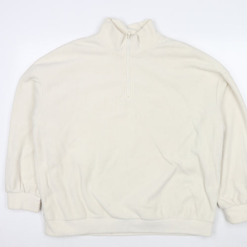 Dazy Womens Ivory Polyester Pullover Sweatshirt Size XL Pullover