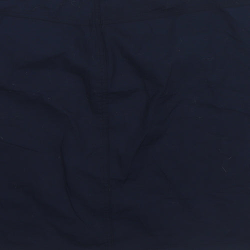 Dorothy Perkins Womens Blue Cotton A-Line Skirt Size 16 Zip